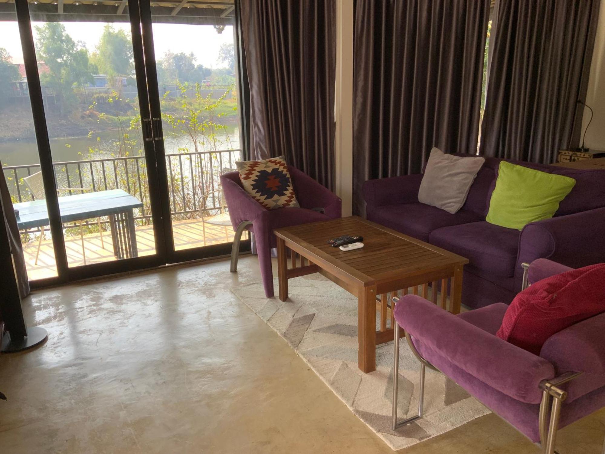 Morocco Blue Cafe By Chilong River Farm Resort Muang Kosum Exterior foto